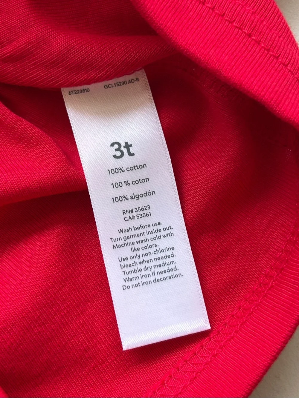 Carters Burt’s Bees Boy 3PC Set Pullover T-Shirt Pajama Pants Size 3T  Red Gray